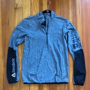 Men’s Heathered Grey Performance 1/4 Zip